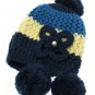 SWRUBBTH50721BLU- EAR FLAP WINTER BEANIE HAT AND CAP