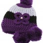 SWRUBBTH50721PUR- EAR FLAP WINTER BEANIE HAT AND CAP