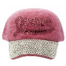 SWRUBKYH8179RDPNK - BREAST CANCER AWARENESS RIBBON HAT AND CAP