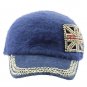 SWRUBKYH8146BLU - GREAT BRITAIN FLAG HIP HOP HAT AND CAP
