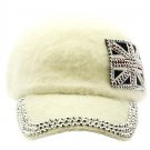 SWRUBKYH8146WHT - GREAT BRITAIN FLAG HIP HOP HAT AND CAP