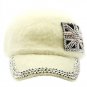SWRUBKYH8146WHT - GREAT BRITAIN FLAG HIP HOP HAT AND CAP