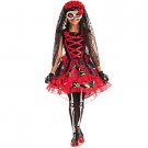 SZ Large Day of the Dead Senorita Girl's Costume - SWWHC-PK297C