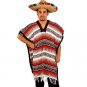 SZ S/M Men's Mexican Poncho - SWWHC-62-008AC