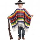 SZ One Size Kids Mexican Poncho Costume - SWWHC-65699F