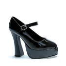 SIZE 7 Black Patent Mary Jane Shoe Adult - SWWHC-PL2638BP
