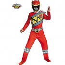 SZ Large 10-12 Red Ranger Dino Charge Classic Boy's Costume- SWWHC-DI82757