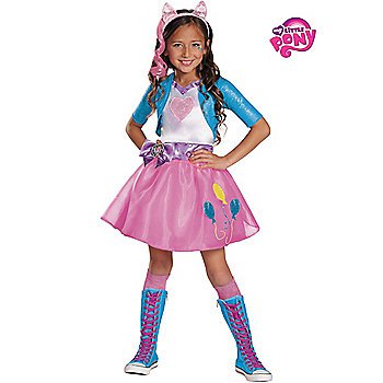 SZ Large Pinkie Pie Equestria Deluxe Girl's Costume - SWWHC-DI80128G