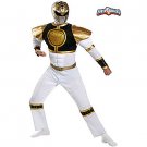 SZ X Large Power Ranger's White Ranger Classic Muscle Men's Costume - SWWHC-DI82847