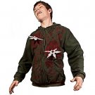 SZ X Large Wounded Ninja Star Hoodie- SWWHC-M37346MO