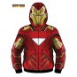 SZ Medium  Teen Iron Man Classic Mask Fleece Hoodie Costume - SWWHC-MEEE1966MZ