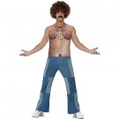 SZ Large Realistic 70's Hairy Chest Top Men's Costume - SWWHC-SM43514