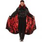 Adult Satin Bat Cape Red Men's Costume- SWWHC-28527UR