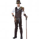 SZ Large Steampunk Adventurer Costume Men's Costume - SWWHC-CC01508