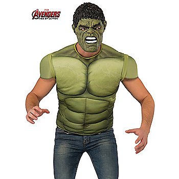 SZ Standard Avengers 2 Hulk Top Men's Costume - SWWHC-R810292