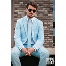 SZ 44 OppoSuits Cool Blue Suit for Men - SWWHC-OPOSUI-0030