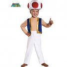 SZ Medium Super Mario Brothers Toad Costume Toddler- SWWHC-DI85138