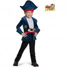 SZ Large Jake And The Neverland Pirates Captain Jake Classic Costume Toddler- SWWHC-DI86382