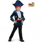 SZ Large Jake And The Neverland Pirates Captain Jake Classic Costume Toddler- SWWHC-DI86382