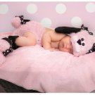 Newborn Pinkie Poodle Diaper Cover Set Costume- SWWHC-PP4576PP