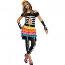SZ Junior Girl's Teen Dia De Los Muertos Costume- SWWHC-FW124083