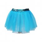 Children's Sequin Band Blue Tutu - SWWHC-8117NBLUEAL