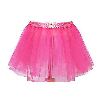 Children's Sequin Band Pink Tutu - SWWHC-8117NPINKAL