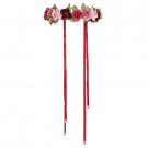 Children's Pink Rose Garland Halo Headpiece - SWWHC-11320CE