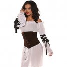 Women's Sexy Brown Waist Cincher - SWWHC-28546UR