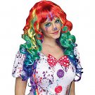 Rainbow Clown Wig with Bangs for Women Item - SWWHC-92397FW