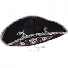 Day of the Dead Skull Motif Sombrero - SWWHC-74671F