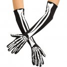 Skeleton Opera Length Gloves Adult Size - SWWHC-90297FW