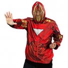 SZ Small Teen Iron Man Classic Mask Fleece Hoodie Costume - SWWHC-MEEE1966MZ