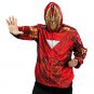 SZ Small Teen Iron Man Classic Mask Fleece Hoodie Costume - SWWHC-MEEE1966MZ