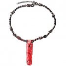 Creepy Severed Bloody Finger Necklace - SWWHC-M37655MO