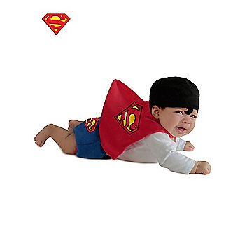 Size 0-3 m Dc Comics Superman Diaper Cover Costume Toddler - SWWHC-PP4620PP