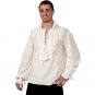 Mens Ecru Pirate Shirt - SWWHC-00551FF