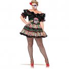 SZ 3X4X Sexy Day of the Dead Doll Plus Women's Costume - SWWHC-LA85293X