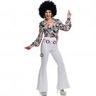 SZ M 70's Hottie Disco Shirt Women's Costume - SWWHC-CH03087
