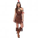 SZ M Sexy Native American Maiden Women's Costume - SWWHC-CO48561
