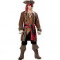 SZ M Men's Deluxe Captain Skullduggery Pirate Costume - SWWHC-IC1086