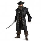SZ 2XL Men's Deluxe Pirates of the Caribbean Black Beard Costume - SWWHC-DI29850