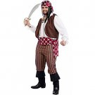 Men's Plus Size Shipwrecked Pirate Costume - SWWHC-69547F