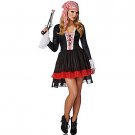 SZ S Sexy Pirate Captain Women's Costume - SWWHC-CO48534