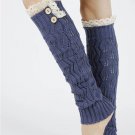 KNITTED LEG WARMERS  LEG WARMER - SWRUB-HAA264105MBLU