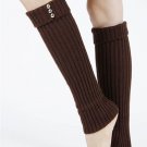 FOLDOVER TOP METAL BEAD ACCENTED  LEG WARMER - SWRUB-KYL8057DBRO