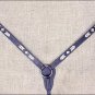WESTERN LEATHER RAWHIDE BRAIDED ONE EAR BRIDLE HEADSTALL BREAST COLLAR BROWN - SWHILAS- HSZT123