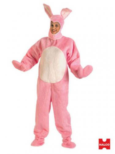 One Size - Easter Bunny Suit Pink Costume - SWWHC-H1092-P