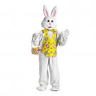 One Size - Adult Bunny Costume Deluxe with Yellow Vest and Mascot Head - SWWHC-3803FW