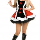 SZ X SMALL NAUGHTY QUEEN OF HEARTS COSTUME - SWYAN-CHC-02204